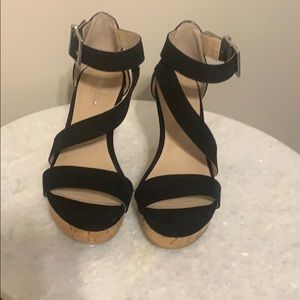 Worn 3x. Charles David Black wedges